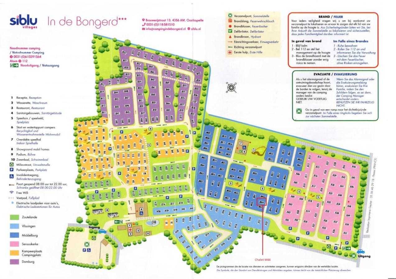 Chalet M44 Oostkapelle Buitenkant foto